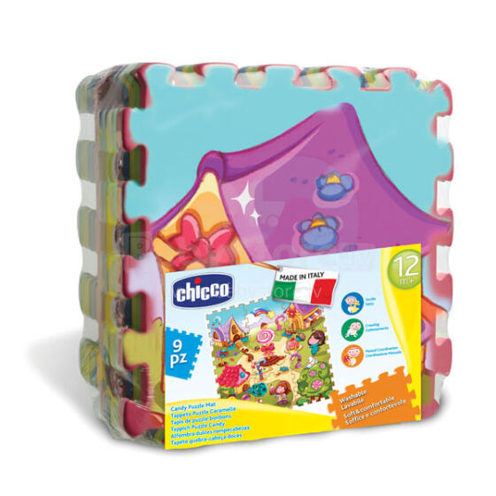 MOVE'N GROW puzzle-mat Candy, 9 pcs., 00007164000000