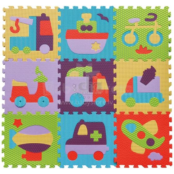 BABYGREAT puzzle-mat Transport, 92x92 cm, 5002005