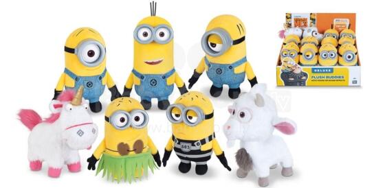 DESPICABLE ME elektroninis pliušinis žaislas 13cm Deluxe Buddies, 20310