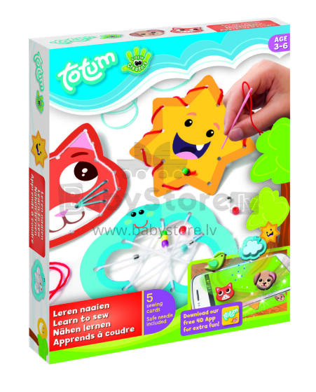 TOTUM LITTLE CREATORS radošais komplekts Learn to sew, 740044