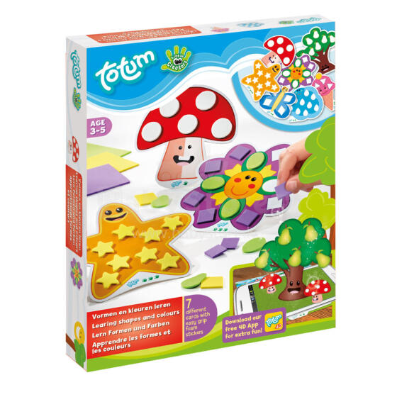 TOTUM LITTLE CREATORS radošais komplekts Shapes and colours, 740068