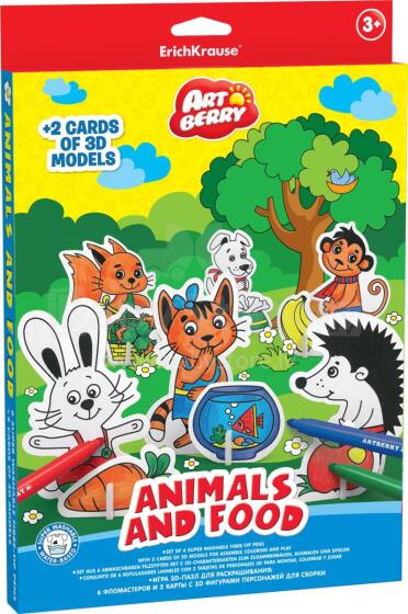 ART BERRY creativity set 3D Animals, 37298