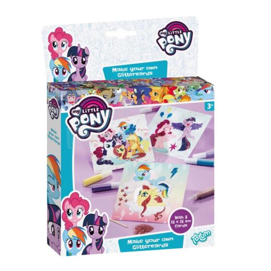 TOTUM MY LITTLE PONY rinkinys Blizgančios kortelės, 130067