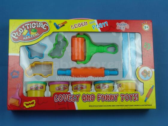 Plasticine set Shapes, 0703K160