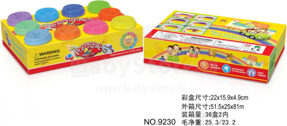 Plasticine set 10 cups, 1501K285