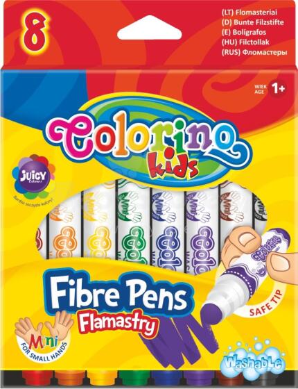 COLORINO KIDS flomasteri (8 krāsas), 32100PTR