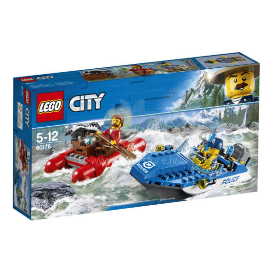 60176 LEGO®  City Police Bēgšana pa mežonīgu upi