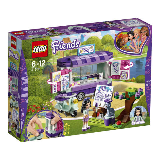 41332 LEGO®  LEGO Friends Emmas mākslas stends