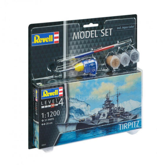 REVELL rinkinys Tirpitz, 65822