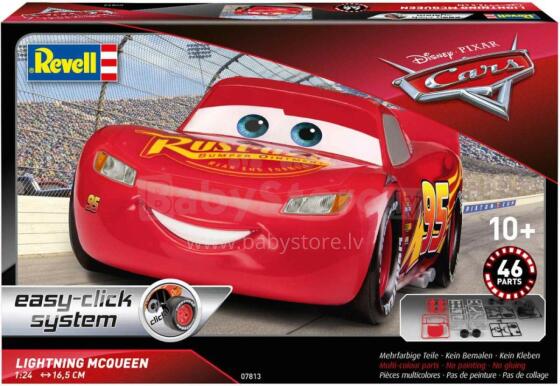 REVELL Rinkinys Cars 3 McQueen su šviesomis, 07813