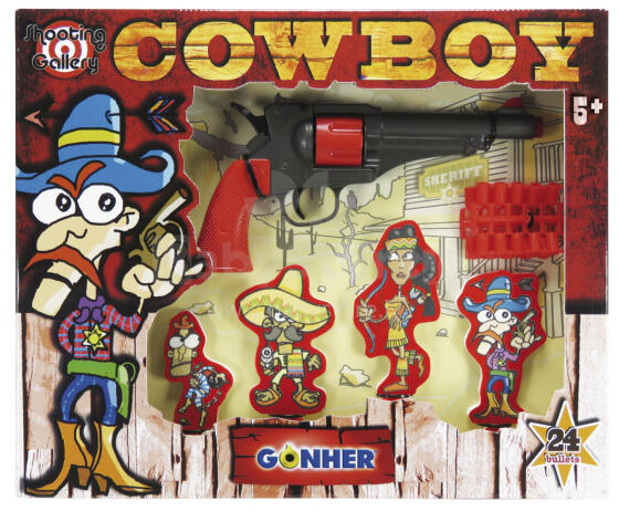 GONHER Cowboy shooting set, 902/0