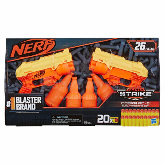 NERF šautuvas Alpha Strike Cobra RC 6 Dual, E7565EU4