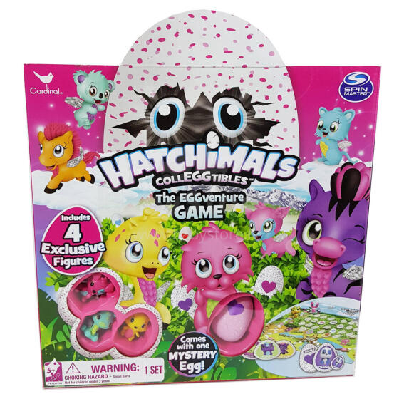 SPINMASTER GAMES stalo žaidimas Hatchimals, 6039474