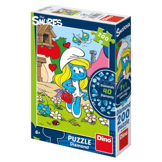 DINO Puzle SMURFETTE 200 pcs. DIAMOND, 422131