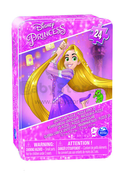 SPINMASTER GAMES puzle 3D 24gb Disney Princess, 6033231