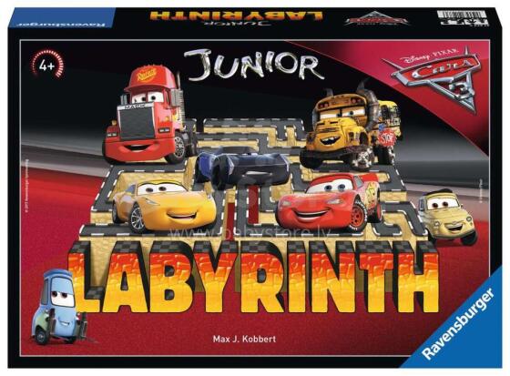 RAVENSBURGER mäng Cars3 Labyrinth, EE, 3344