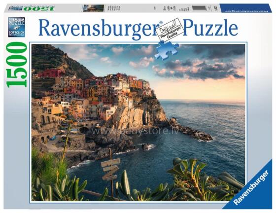 RAVENSBURGER pusle Cinque Terre vaatepunkt, 1500psc., 16227