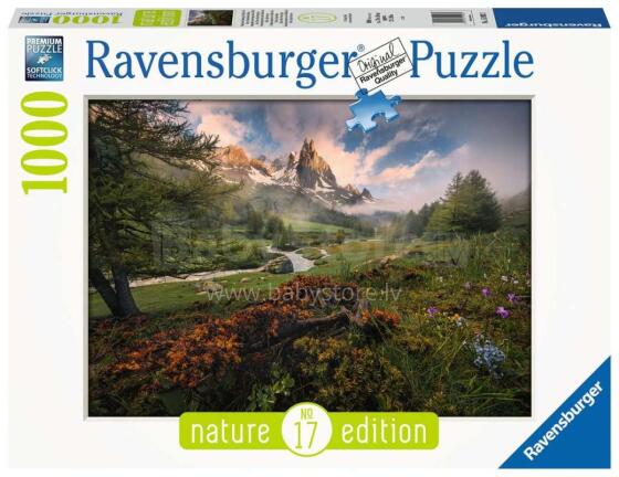 RAVENSBURGER pusle Prantsuse alpid, 1000tk, 15993