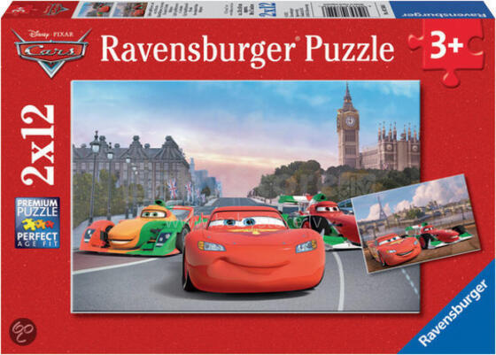 RAVENSBURGER pusle Disney "Pikne McQuuen ja sõbrad" 2x12tk, 075546