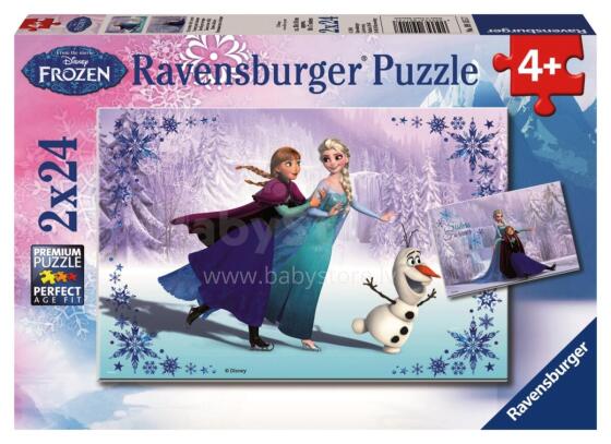 RAVENSBURGER Frozen pusle 2x24tk, 091157