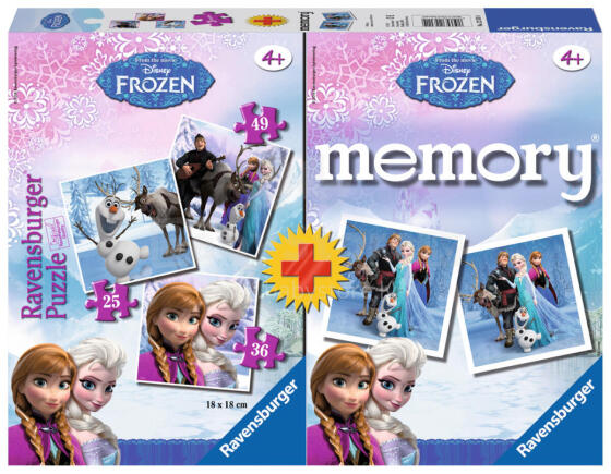 RAVENSBURGER pusle Frozen memory+, 223114