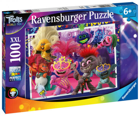 RAVENSBURGER pussel Trolls 2, 100st., 12912