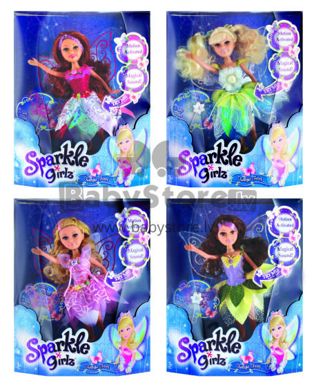 SPARKLE GIRLZ lėlė su garsu Twilight Fairy, 4 ass., 240347/24019