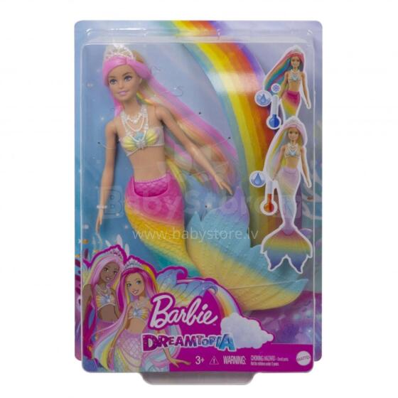 BARBIE undinėlė Dreamtopia keičianti spalvą, GTF89