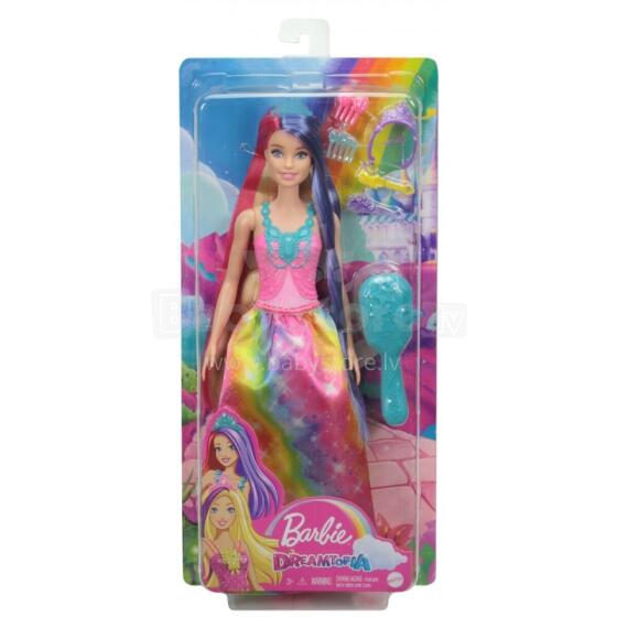 BARBIE lėlė Dreamtopia ilgais plaukais, GTF37