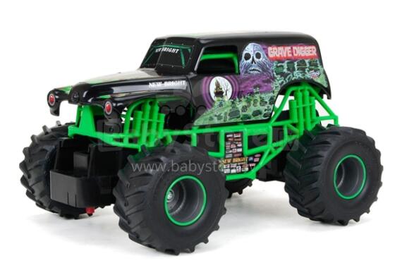 NEW BRIGHT 1:24 R/C monsterauto FF Monster Jam, asst, 2430