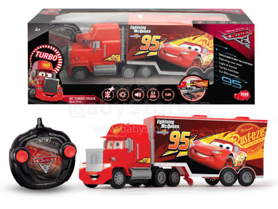 SIMBA DICKIE TOYS CARS 3 truck RC, 203089025038/203089025