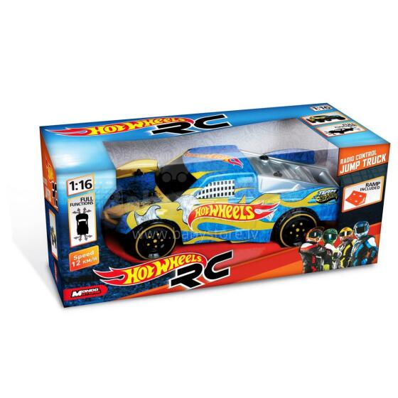 HOT WHEELS automodelis su rampa R/C 1:16, 63257