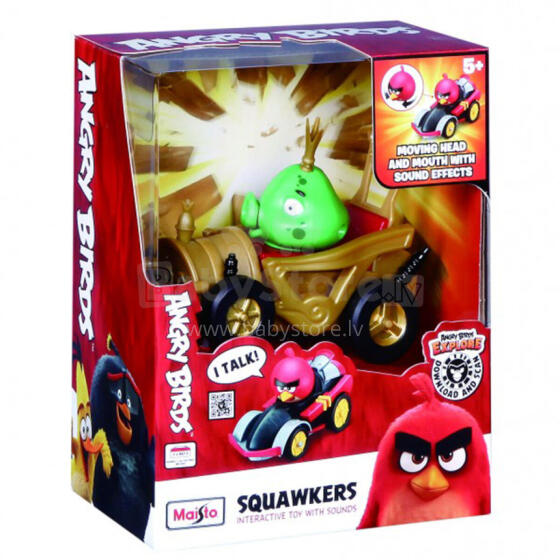 ANGRY BIRDS automašīna Squawkers, 82504