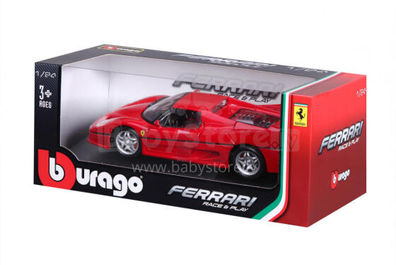 BBURAGO FERRARI automodelis 1/24 Ferrari RP F50, 18-26010