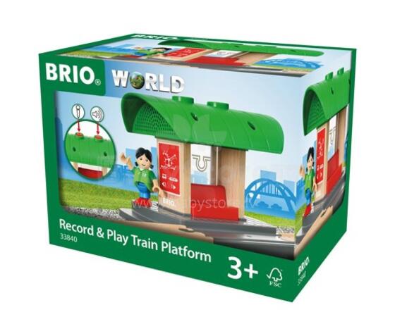 BRIO train station Record & Play, 33840