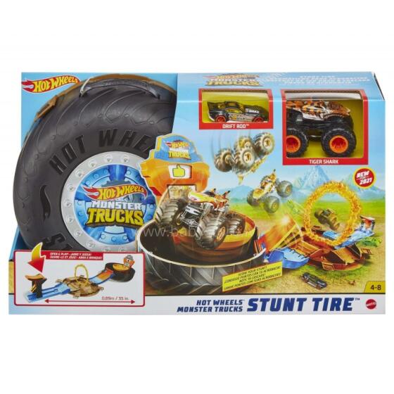 HOT WHEELS Monster Truck trikirehvi mängukomplekt, GVK48