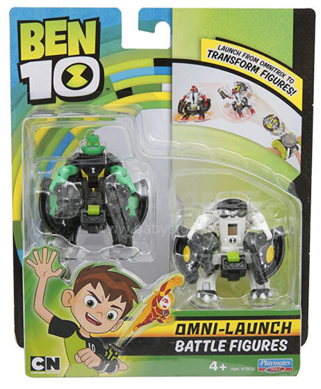 BEN10 figūrėlės transformuojamos Diamondhead + Cannonbolt , 2vnt., 76638