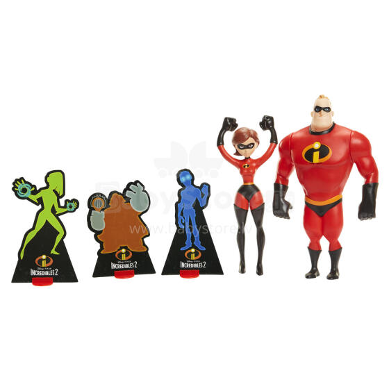 Incredibles figūrėlių rinkinys Mrs. & Mr. Incredible, 04508