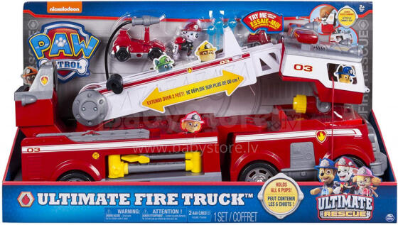 PAW PATROL set with ultimate fire truck, 6043989