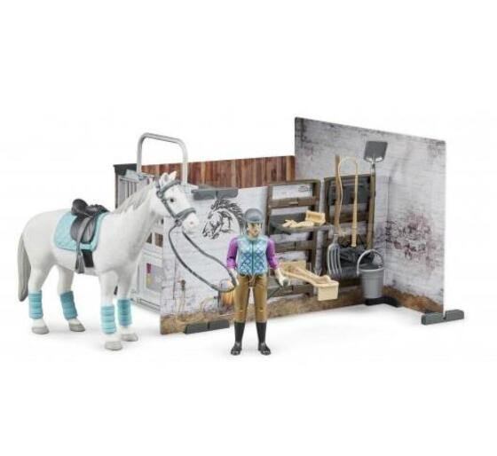 BRUDER set Horse barn, 62506