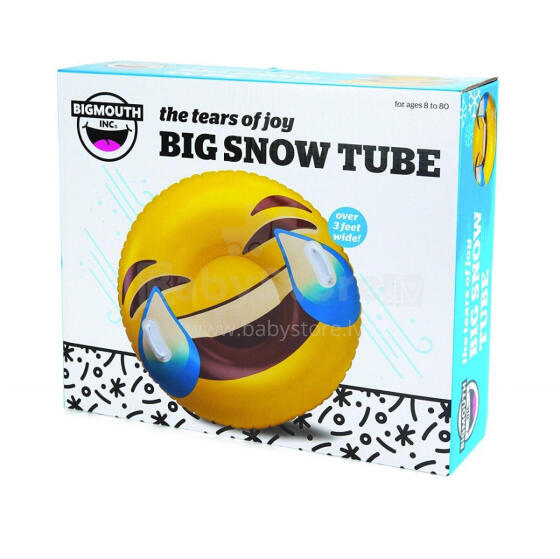 SNOW TUBE sniego padanga Giant Tears Of Joy Emoji, BMSTTE