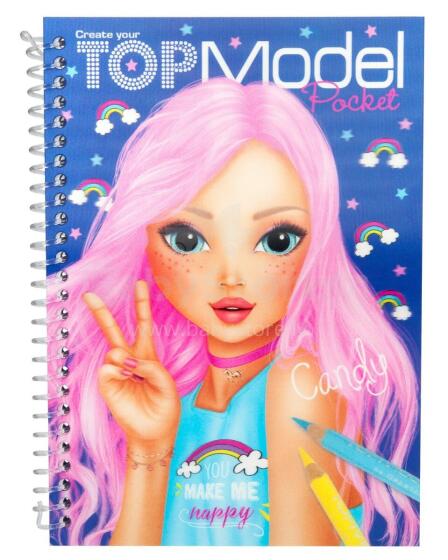 TOPModel pocket colouring book 3D, 7857