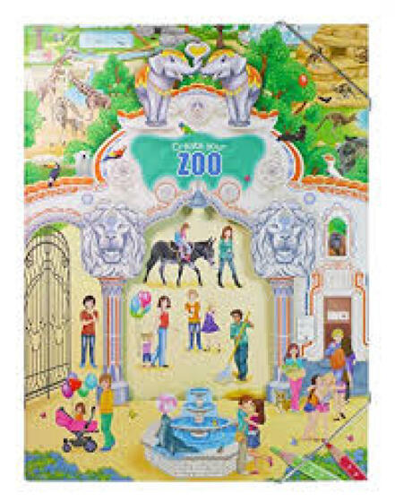 ZOO colouring book Create your ZOO, 7896