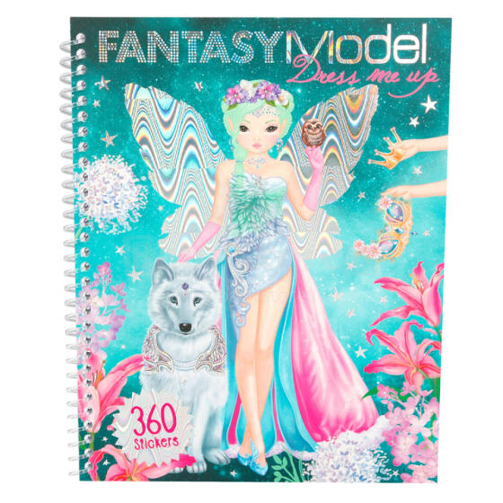 TOPMODEL knyga su lipdukais Fantasy Dress Me Up, 8755/10445