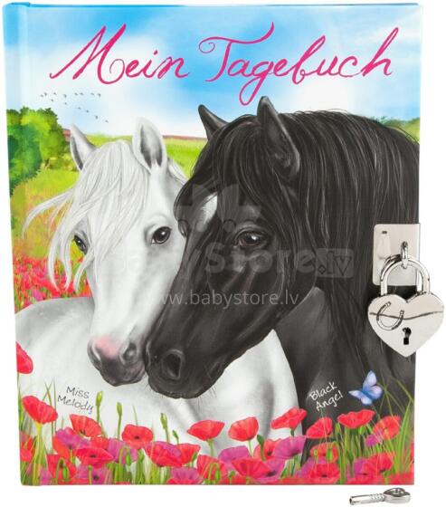 Miss Melody Diary with stickers "Two Horses", 6368