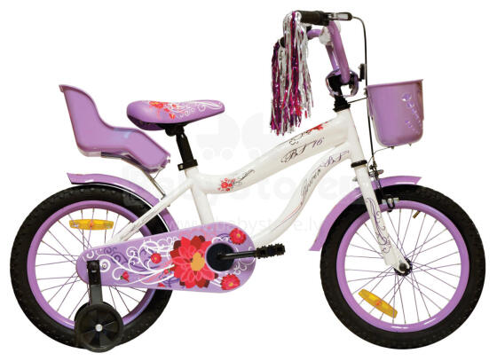 White bike for a girl 16", 16D-160SG/3