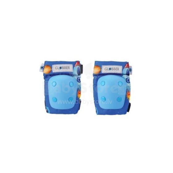 GLOBBER ceļu/elkoņu sarg blue Rocket, 529-002