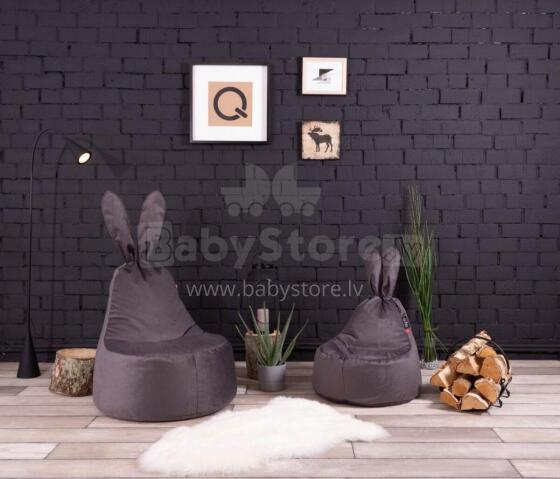 Qubo™ Baby Rabbit LIght grey VELVET FIT