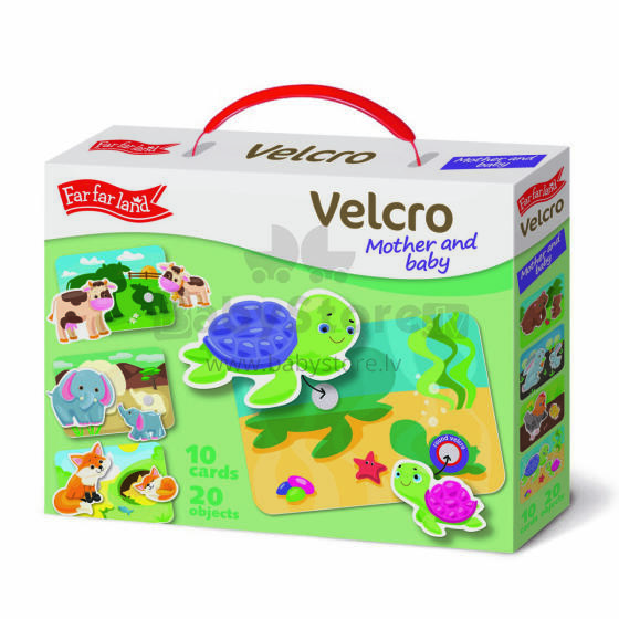 KidyBox Art.F-02835 Velcro game - Mom and baby