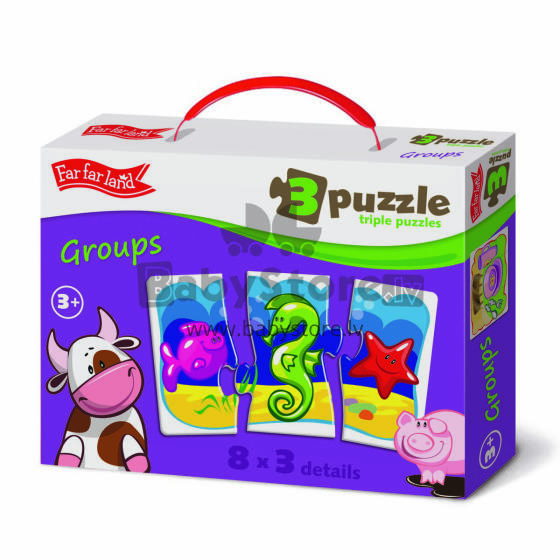 KidyBox Art.F-02507 Triple Puzzle - Groups